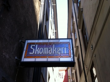 Foto stoRy für heute™ - Handwerk in Stockholmer Altstadt