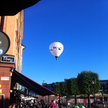 Foto stoRy für heute™- Ballonen über Stockholm